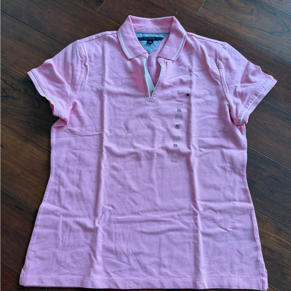 Tommy Hilfiger Light Pink Women's Polo Shirt